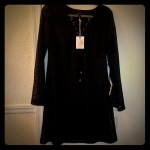 Jessica Simpson Black Lace Dress